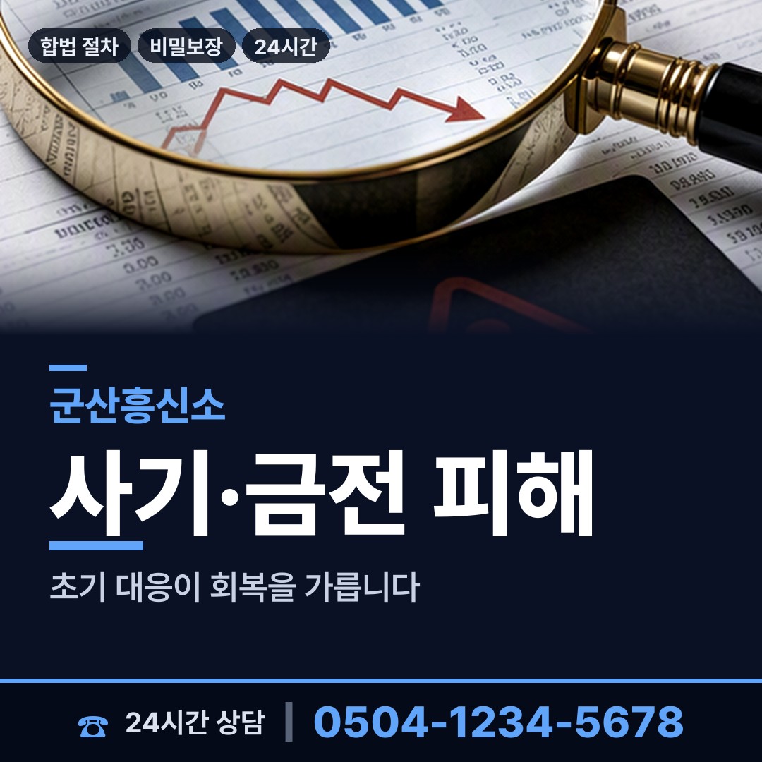 군산 삼학동 대기업조사 상담 안내